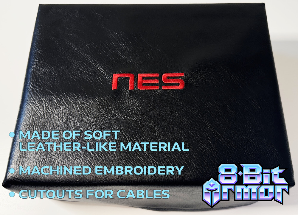 8Bit Armor Nintendo NES Console Faux Leather Dust Cover Protector w/ Logo